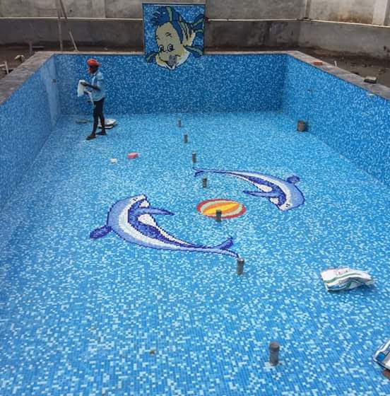 Mosaic Tiled Pool